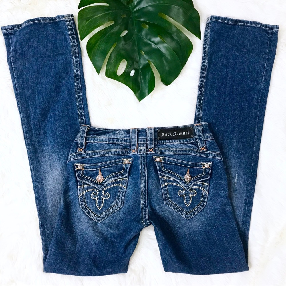 ROCK REVIVAL gwen boot cut jeans